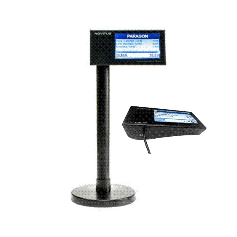 Wolnostojący wyświetlacz do kasy NEXT
